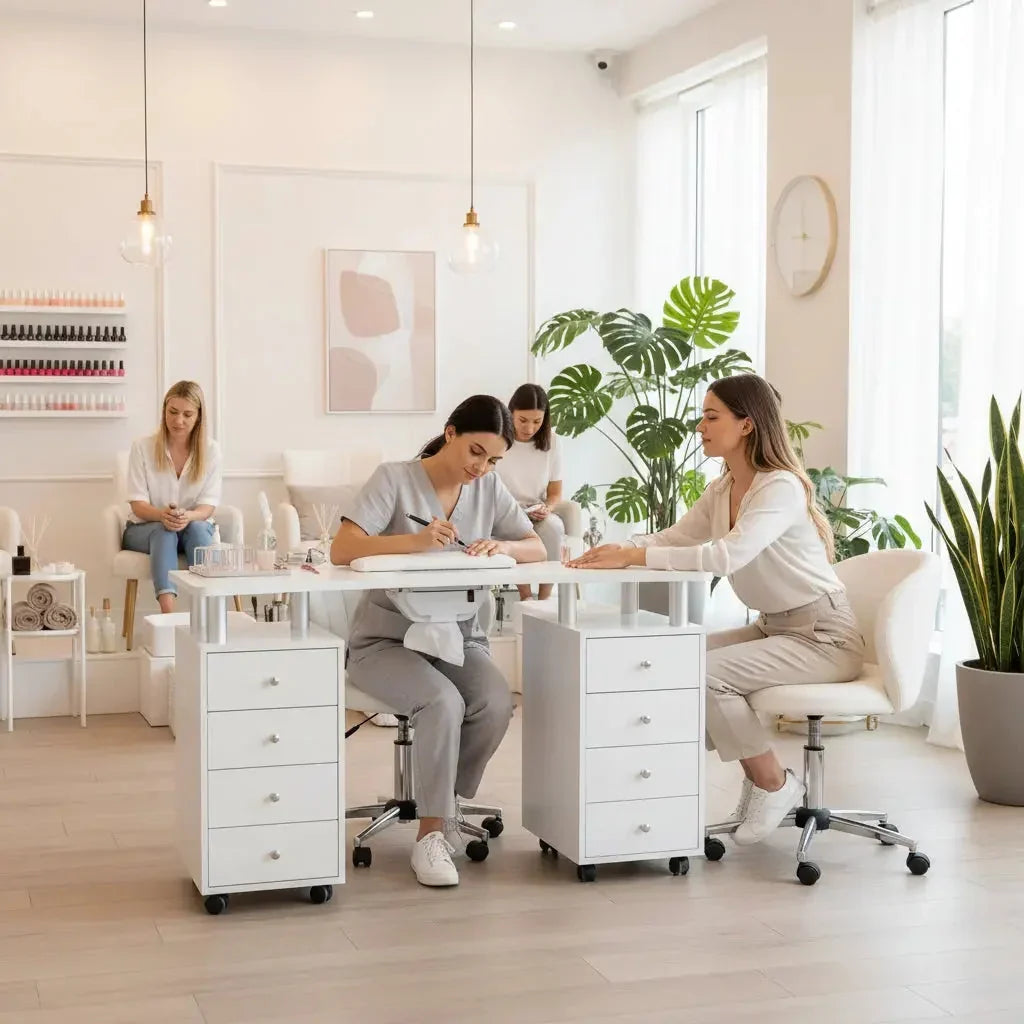 Ergonomía en el Salón de Uñas: Cómo Crear un Puesto de Trabajo Cómodo