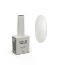 NAILSOFTHENIGHT Reflective top Shimmer: un top reflectante sin capa pegajosa para uñas (brillo dorado), 10 ml