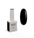 NAILSOFTHEDAY Color Top 08 — top coat negro intenso sin capa pegajosa para uñas, 10 ml.