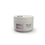 NAILSOFTHENIGHT Diamond Premium gel – esmalte en gel 04 — Esmalte semipermanente rosa dorado con finas hojas metálicas para uñas, 5 ml