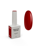 NAILSOFTHEDAY Let's Special Scarlet: esmalte  semipermanente  rojo carmesí para uñas que cubre en una capa, 10 ml