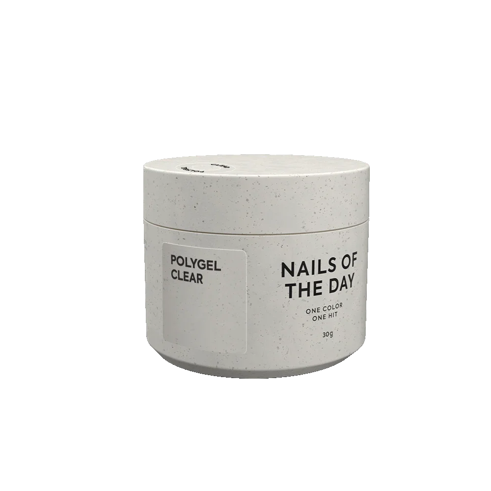 NAILSOFTHEDAY Polygel Clear— Polygel de grano fino, transparente 30 g