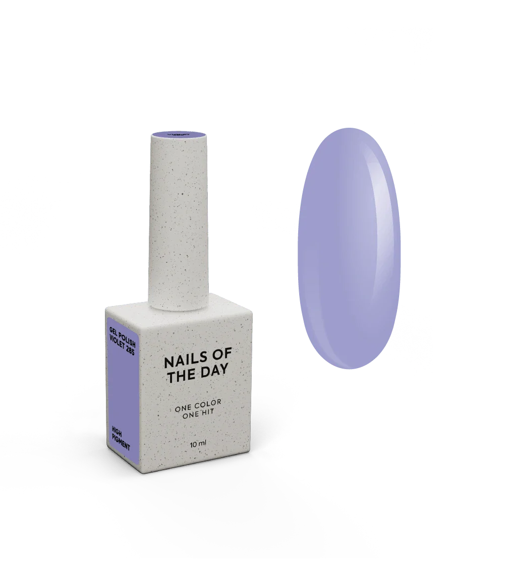 NAILSOFTHEDAY Let's Special Violet — esmalte semipermanente  de uñas color lila que cubre en una capa, 10 ml