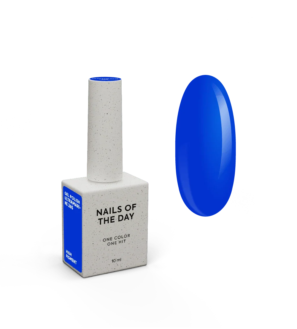 NAILSOFTHEDAY Let's Special Ultramarine: esmalte semipermanente  de uñas  azul  marino que cubre en una capa, 10 ml