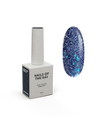NAILSOFTHENIGHT Reflective base 02 - base reflectante de camuflaje con brillo (destellos azules y celestes), 10 ml