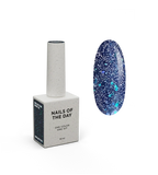 NAILSOFTHENIGHT Reflective base 02 - base reflectante de camuflaje con brillo (destellos azules y celestes), 10 ml