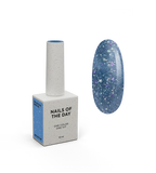 NAILSOFTHENIGHT Reflective base 05 - base reflectante de camuflaje con destellos holográficos (azul profundo), 10 ml