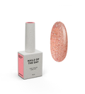 NAILSOFTHENIGHT Reflective base 08  - base reflectante de camuflaje con brillo (melocotón), 10 ml