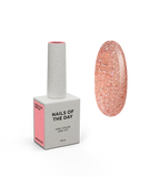 NAILSOFTHENIGHT Reflective base 08  - base reflectante de camuflaje con brillo (melocotón), 10 ml