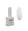 NAILSOFTHEDAY Party top 02 — transparente con purpurina fina sin capa pegajosa para uñas, 10 ml