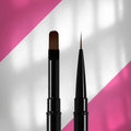 STALEKS  Pincel de doble punta EXPERT liner 10 mm / para gel 11 mm