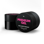 NAILSOFTHEDAY Premium gel 14 - gel de construcción de color rosa intenso, 15 ml