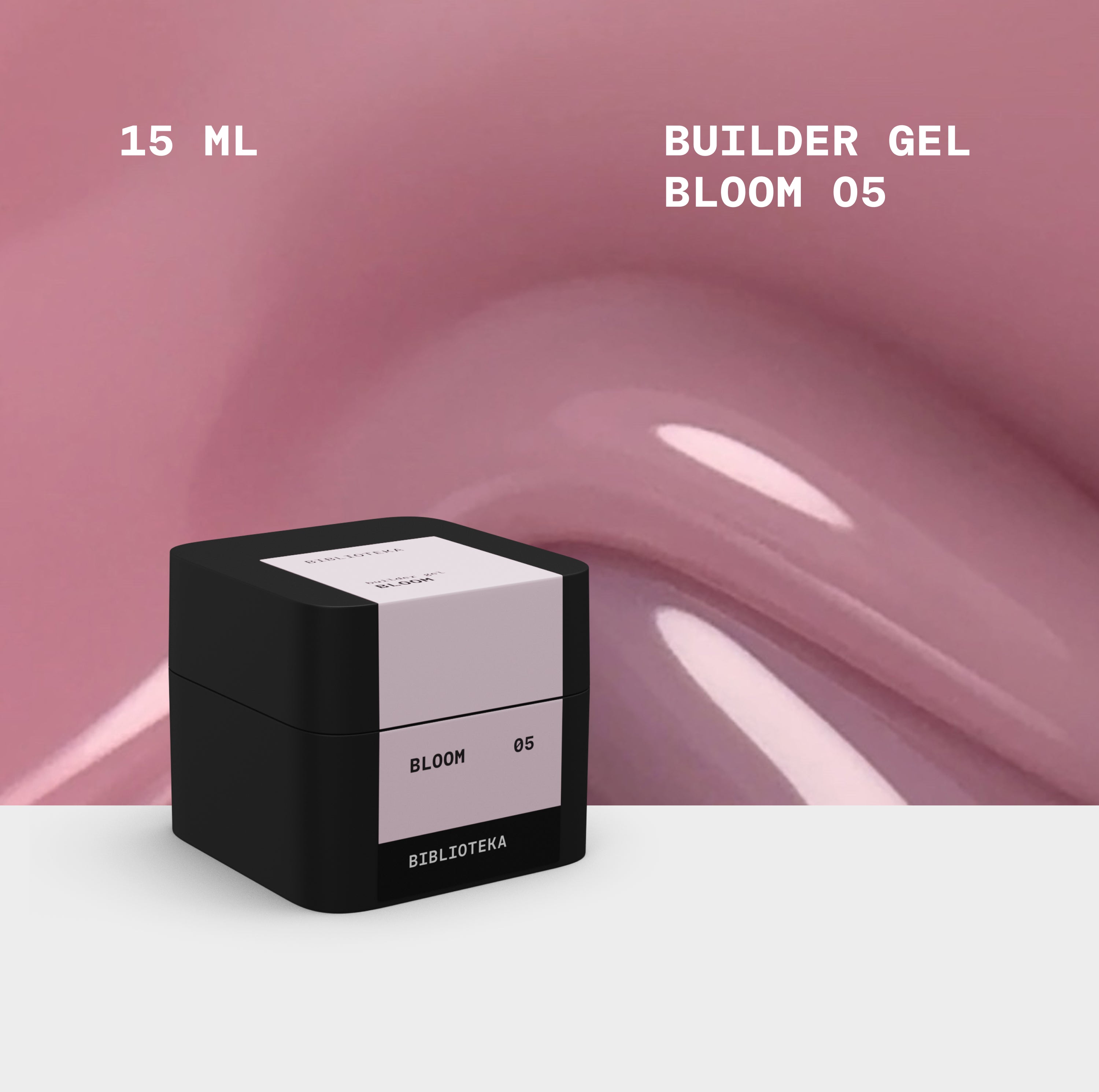 BIBLIOTEKA Builder Gel № 05 Bloom - Rosa