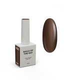 NAILSOFTHEDAY Color Top/Vitrage 17 — Top Coat Vitrage Chocolate Oscuro Semitransparente, 10 ml