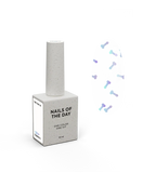 NAILSOFTHEDAY FUN! top 01 — top para uñas con decoración artística holográfica, sin capa pegajosa, 10 ml