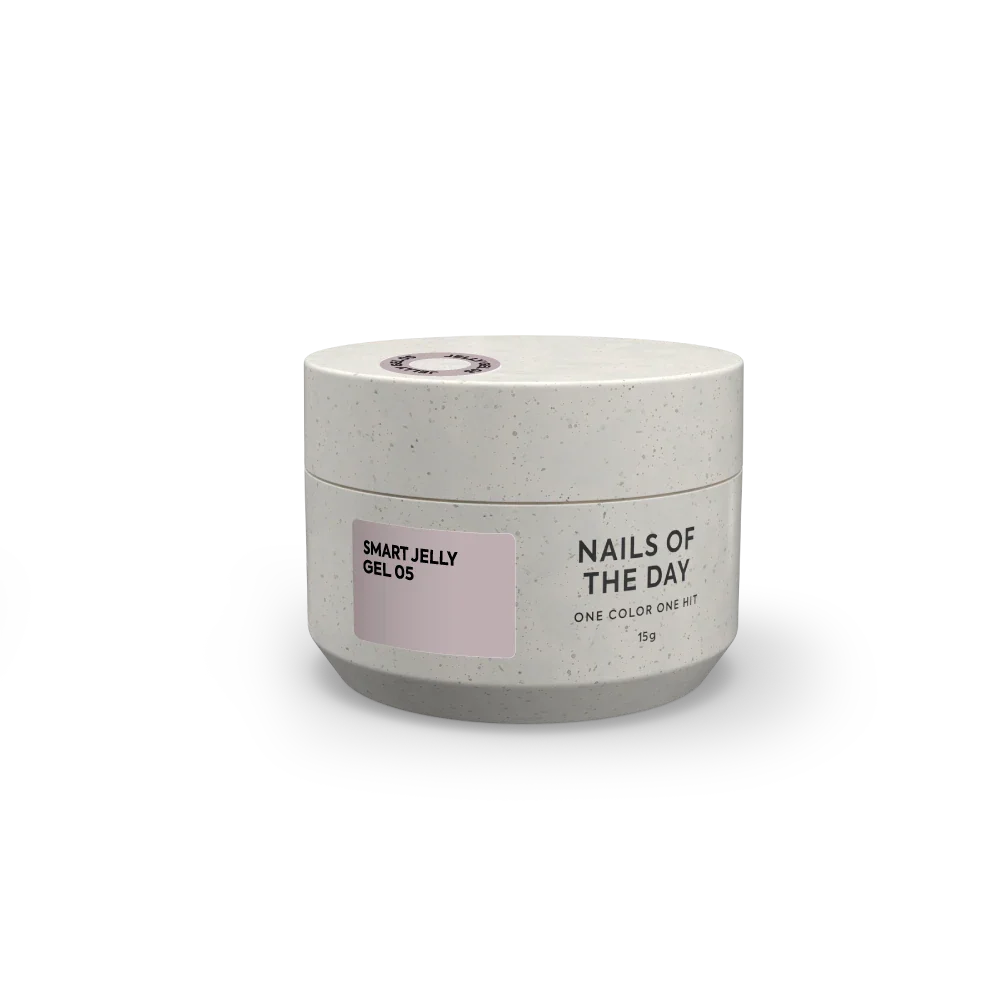NAILSOFTHEDAY Smart Jelly gel 05: gel constructor para uñas de color marrón claro, 15 g