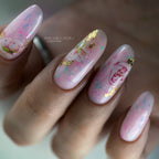 NAILSOFTHEDAY Potal base 29 – base rosa lechosa con destellos neón, 10 ml