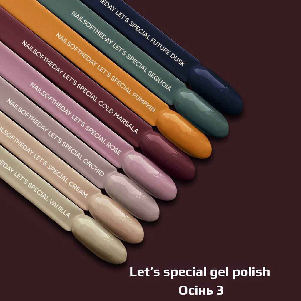 NAILSOFTHEDAY Let's Special Vanilla — esmalte semipermanente  de uñas de color vainilla que cubre en una capa, 10 ml
