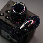 NAILSOFTHENIGHT Reflective base 03 - base reflectante de camuflaje con brillo (destellos violeta y rosa), 10 ml