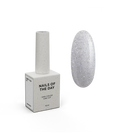 NAILSOFTHEDAY Party top 03 — transparente con purpurina holográfica sin capa pegajosa para uñas, 10 ml