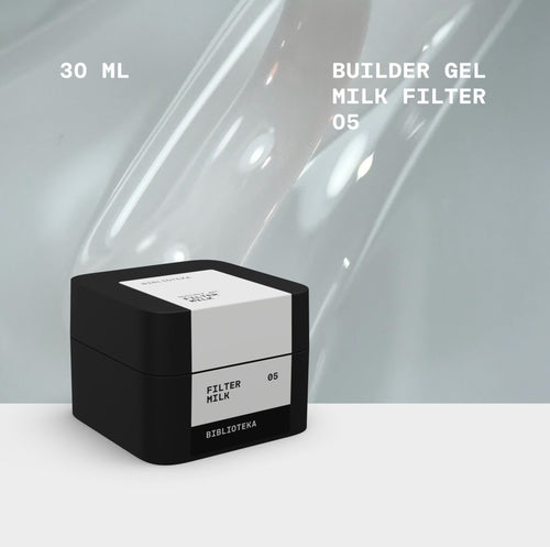 BIBLIOTEKA Builder Gel n.º 05 Milk FILTER - Lechoso