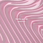 NAILSOFTHEDAY Bottle Gel 48 Shimmer — gel ultrarresistente rosa con shimmer plateado para reforzar las uñas, 10 ml