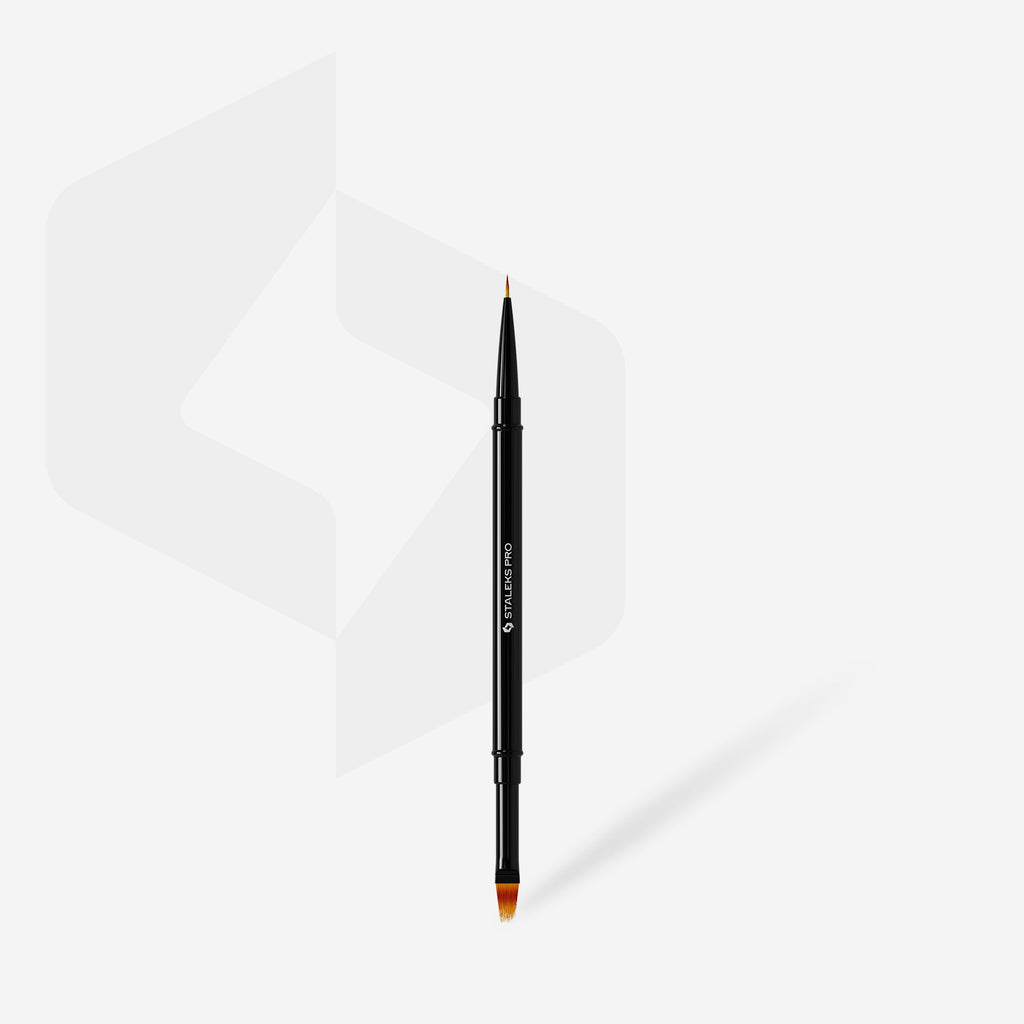 Pincel De Doble Cara EXPERT Liner 7 Mm / Para Degradado 11 Mm