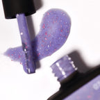 NAILSOFTHEDAY Potal base 07 - base violeta con decoracion de cobre, 10 ml