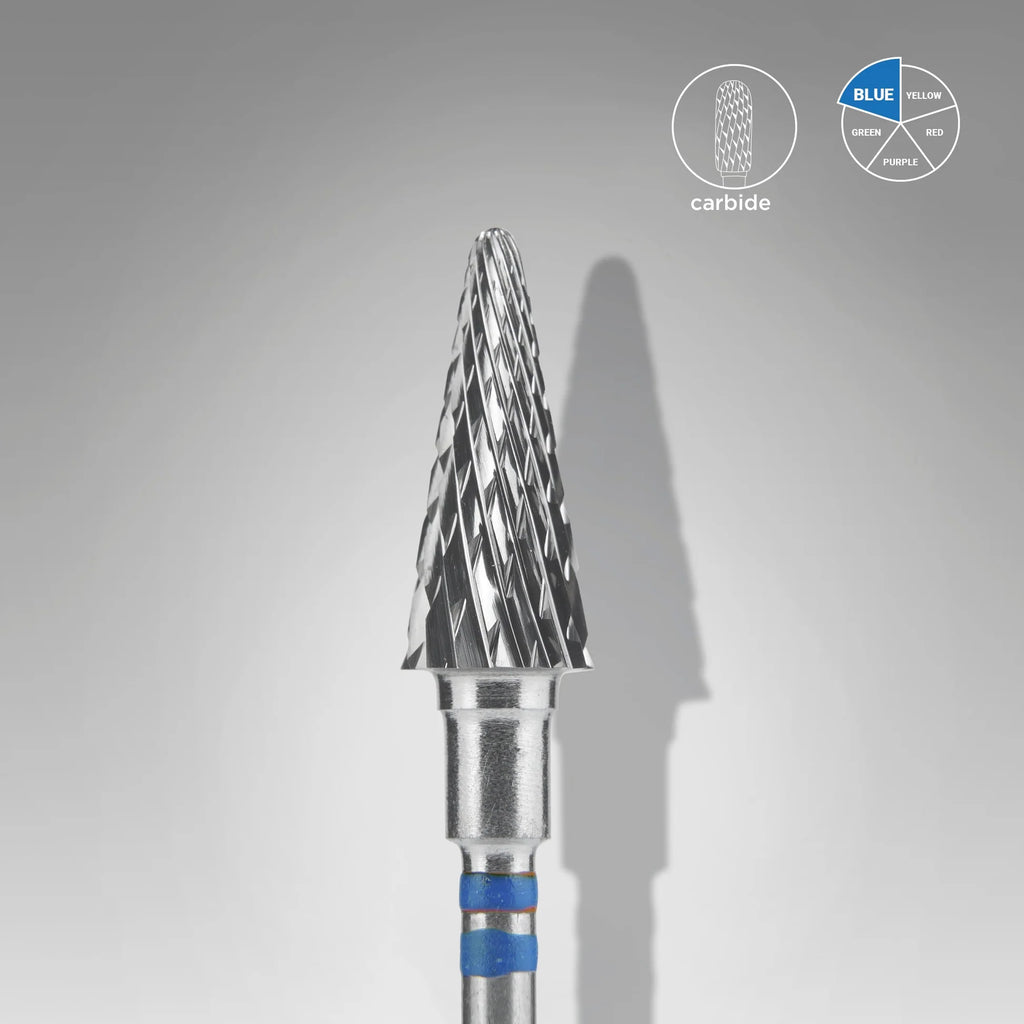 Fresa de carburo para uñas para zurdos, "cone", EXPERT  6 * 14