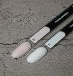 NAILSOFTHEDAY Polygel shimmer 01 — Polygel  de grano fino color blanco con brillo , 30 g