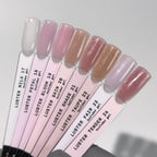 BIBLIOTEKA Builder Gel Nº 24 LUSTER Tender – Nude delicado con shimmer