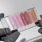 BIBLIOTEKA Builder Gel Nº 21 LUSTER Shade – Rosa beige frío con shimmer