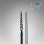 Fresa de carburo Cono. Azul, 2.3mm. FT71B023/14