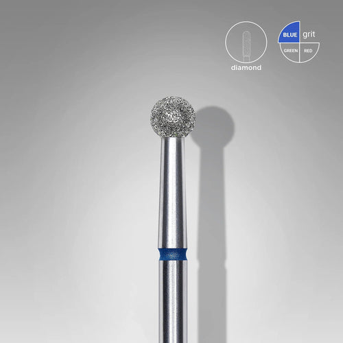 Fresa de diamante Bola. Azul, 3.5mm. FA01B035