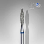 Fresa de diamante Llama. Azul, 2.3mm. FA10B023/10