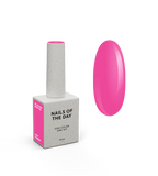 NAILSOFTHEDAY Gel Polish Heart 196 — esmalte semipermanente rosa neón con cobertura en una sola capa, 10 ml