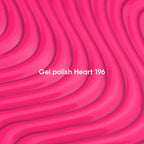 NAILSOFTHEDAY Gel Polish Heart 196 — esmalte semipermanente rosa neón con cobertura en una sola capa, 10 ml