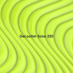 NAILSOFTHEDAY Gel Polish Solar 230 — esmalte semipermanente amarillo neón con cobertura en una sola capa, 10 ml