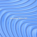 NAILSOFTHEDAY Gel Polish Wave 307 — esmalte semipermanente azul claro con cobertura en una sola capa, 10 ml