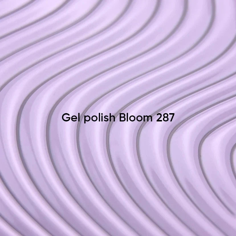 NAILSOFTHEDAY Gel polish Bloom 287 — delicado tono lila con cobertura total en una sola capa, 10 ml.