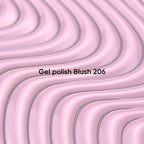 NAILSOFTHEDAY Gel polish Blush 206 — delicado tono rosa con cobertura total en una sola capa, 10 ml.