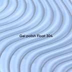 NAILSOFTHEDAY Gel polish Float 304 — tono azul cielo con cobertura total en una sola capa, 10 ml.