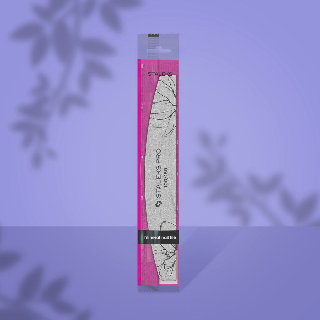 Lima Mineral Curva Para Uñas EXPERT 40 Grano 100/180