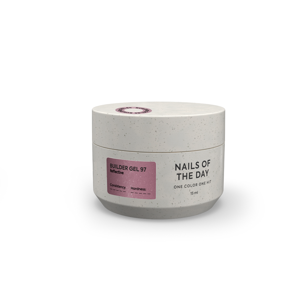 NAILSOFTHEDAY Builder Gel 97 — builder gel reflectante marrón, 15 ml