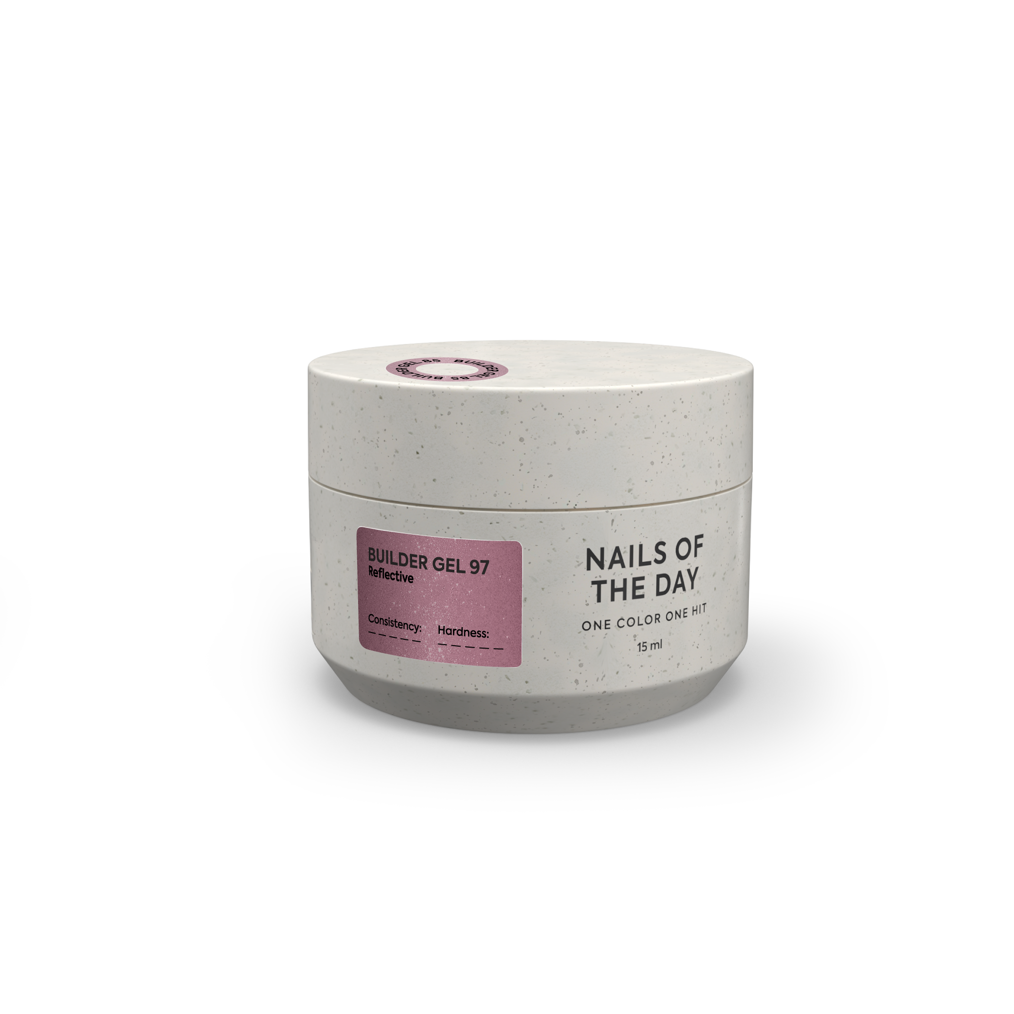 NAILSOFTHEDAY Builder Gel 97 — builder gel reflectante marrón, 15 ml