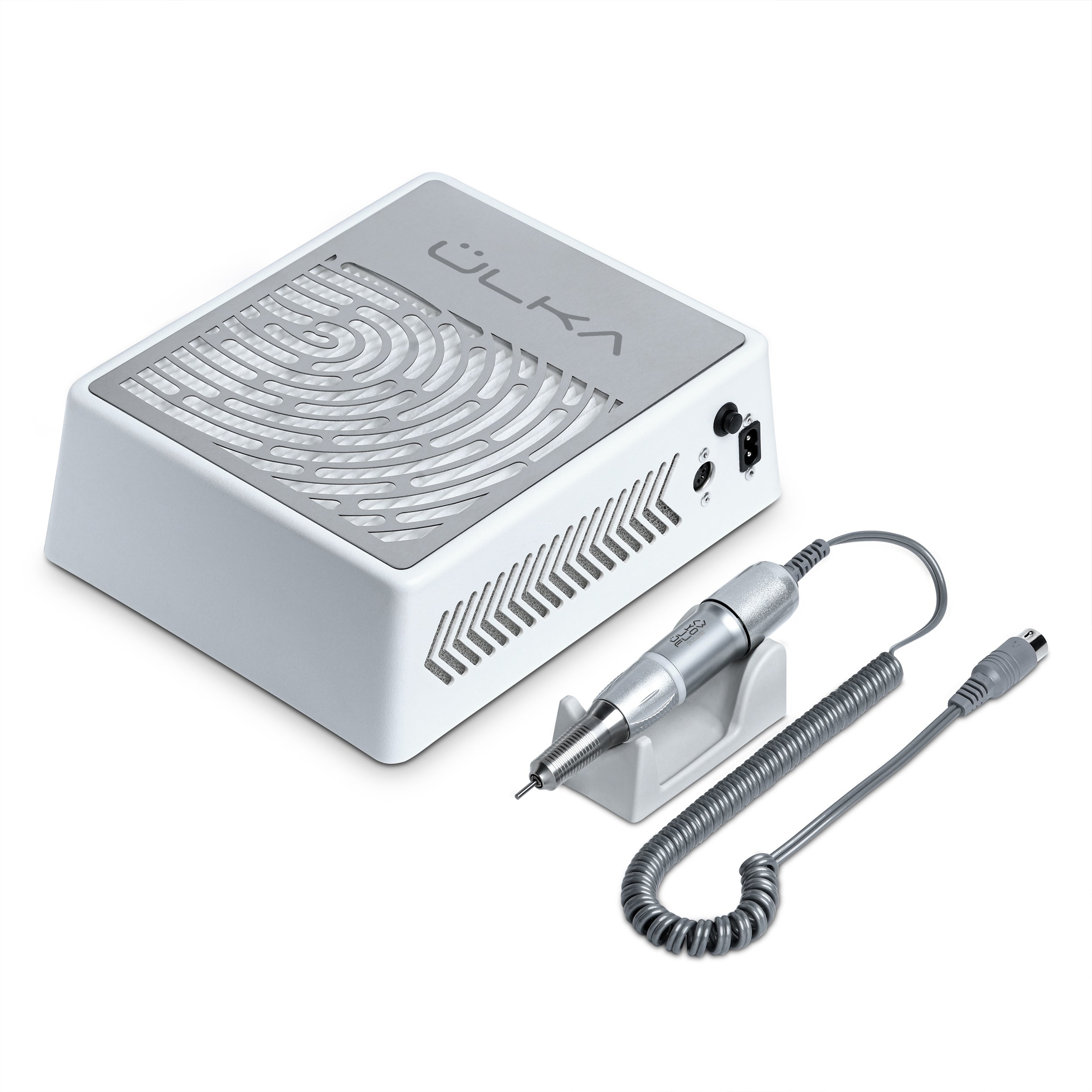 ÜLKA Aspirador Portátil para Manicura y Pedicura con Filtro ÜLKA HANDY con Torno FLOW (2 en 1)
