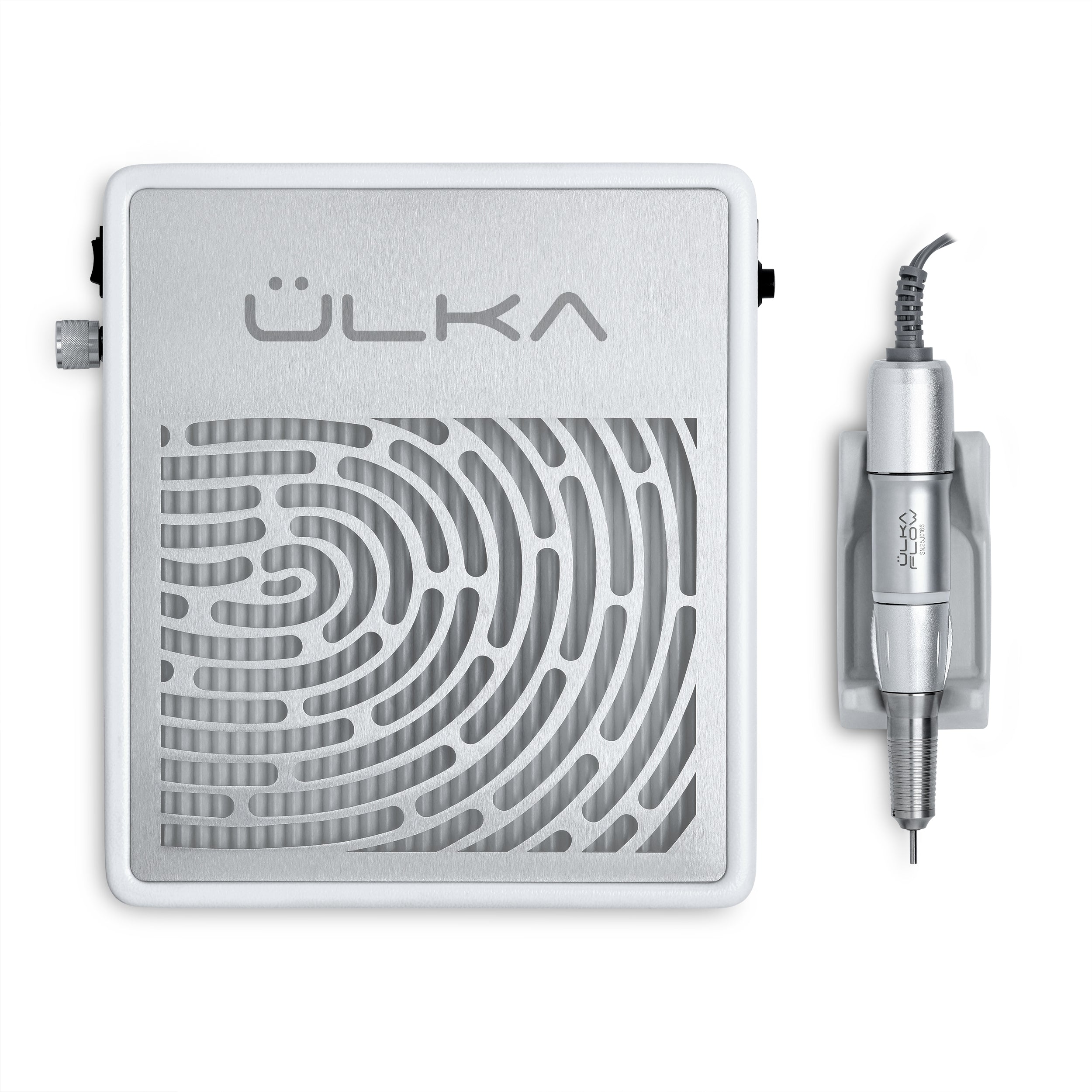ÜLKA Aspirador Portátil para Manicura y Pedicura con Filtro ÜLKA HANDY con Torno FLOW (2 en 1)