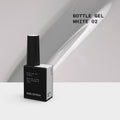 BIBLIOTEKA Bottle Gel №02 White – gel blanco puro, 10 ml