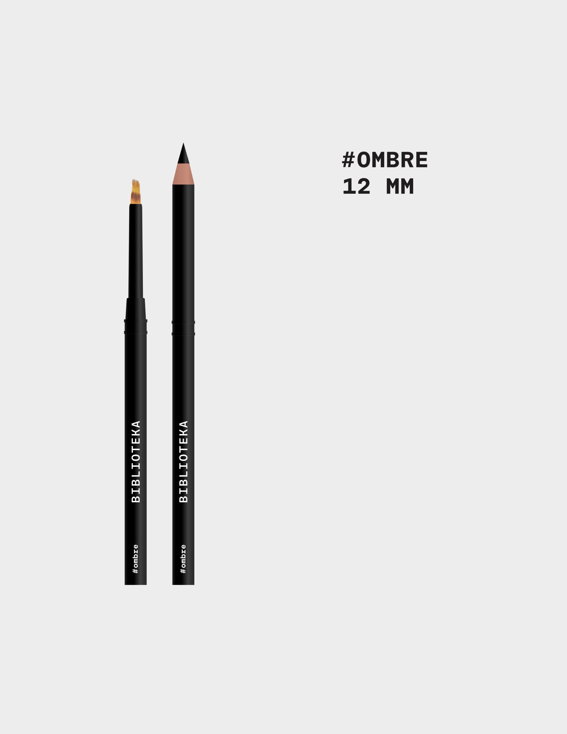 BIBLIOTEKA Pincel #ombre, 12 mm