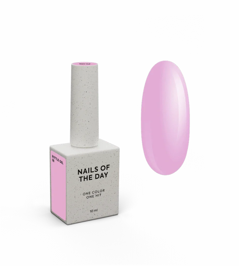 NAILSOFTHEDAY Bottle gel 08 – gel ultra fuerte, gel legendaria, 10 ml